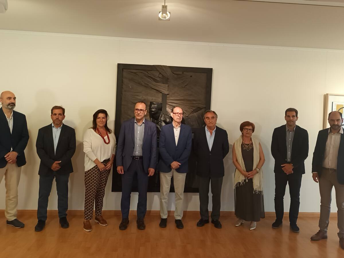 Rafael Canogar muestra su trayectoria artística en la Sala de Exposiciones de Enate