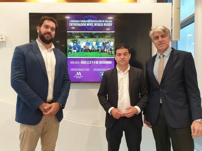 El Club Rugby Málaga realizó diversas actividades de formación para jugadores, técnicos y aficionados