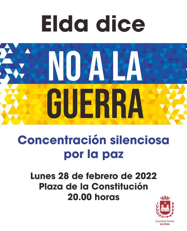 Concentración en Elda por la paz