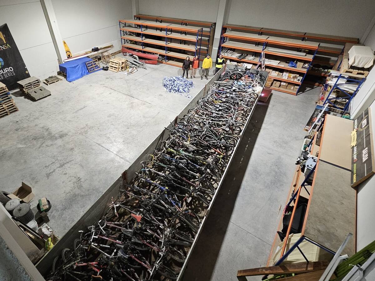 Zona Zero envía más de 110 bicicletas a Etiopía