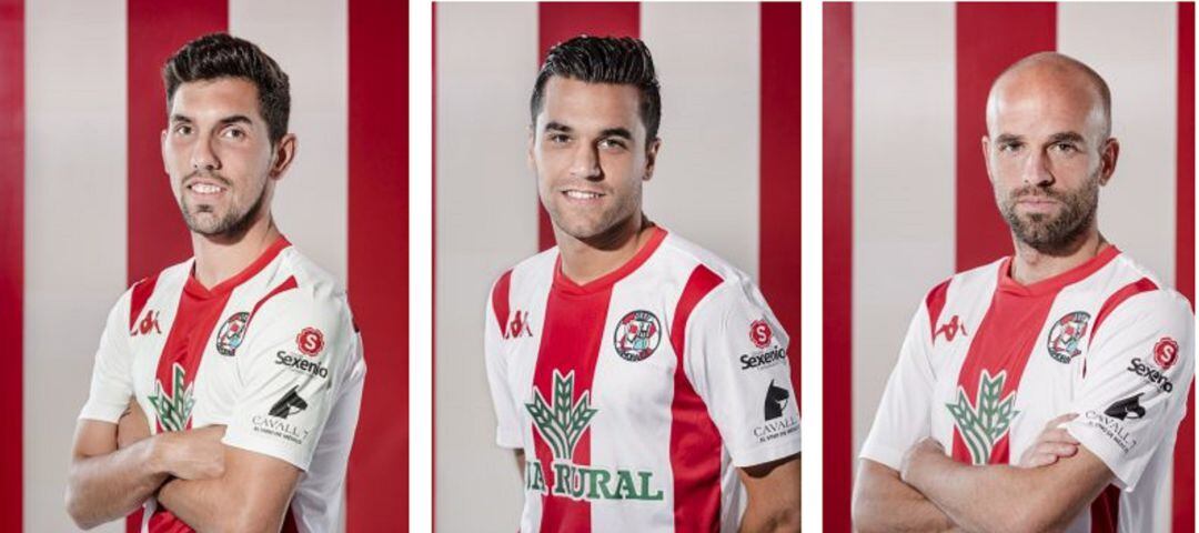 Los renovados Carlos Ramos, Dani Hez y Sergio García