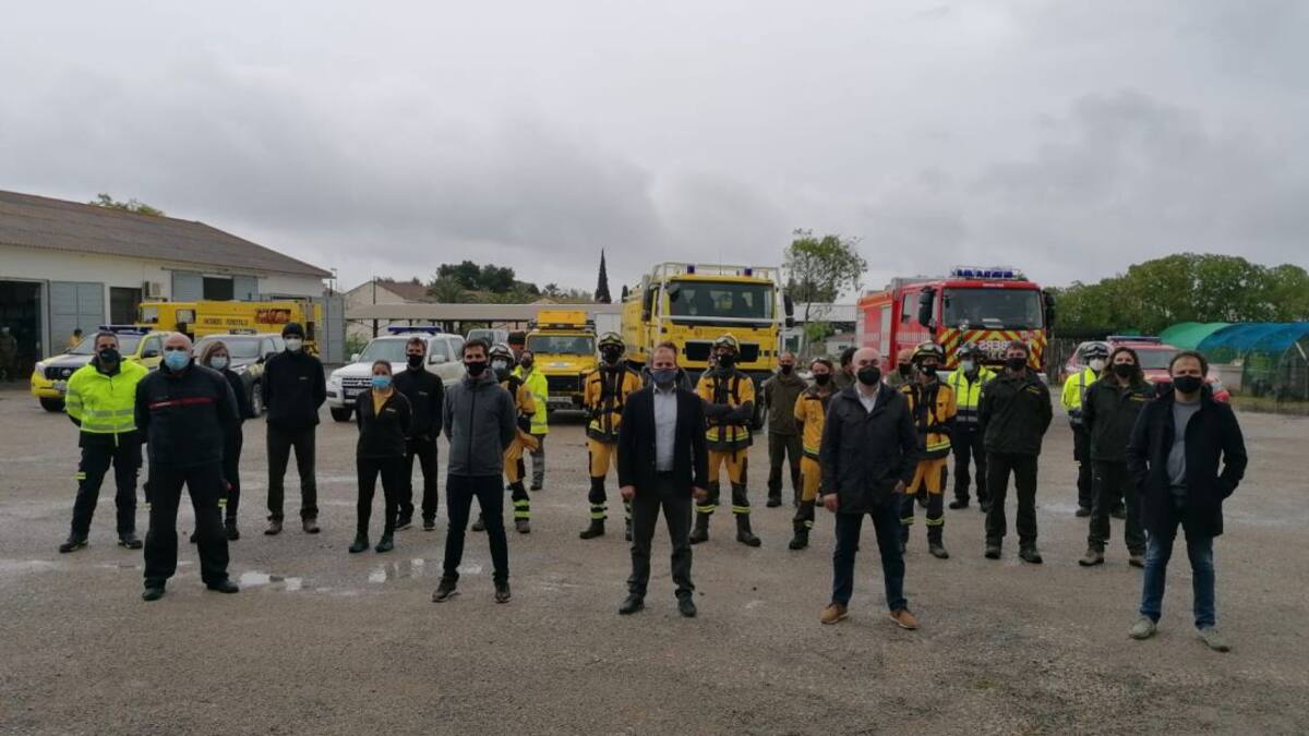 Nuevo depósito en Formentera y 85 efectivos para encarar la campaña de alto riesgo de incendio en las Pitiusas
