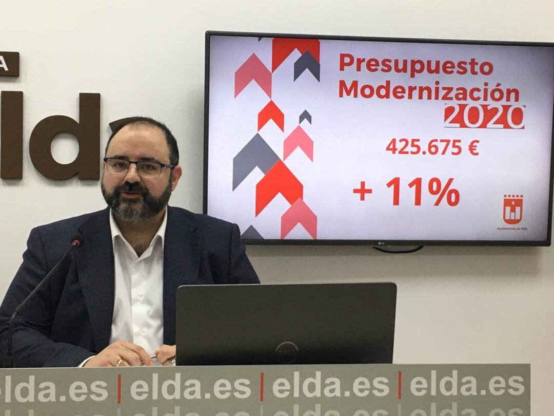 Jesús Sellés, concejal Modernización y RRHH Elda