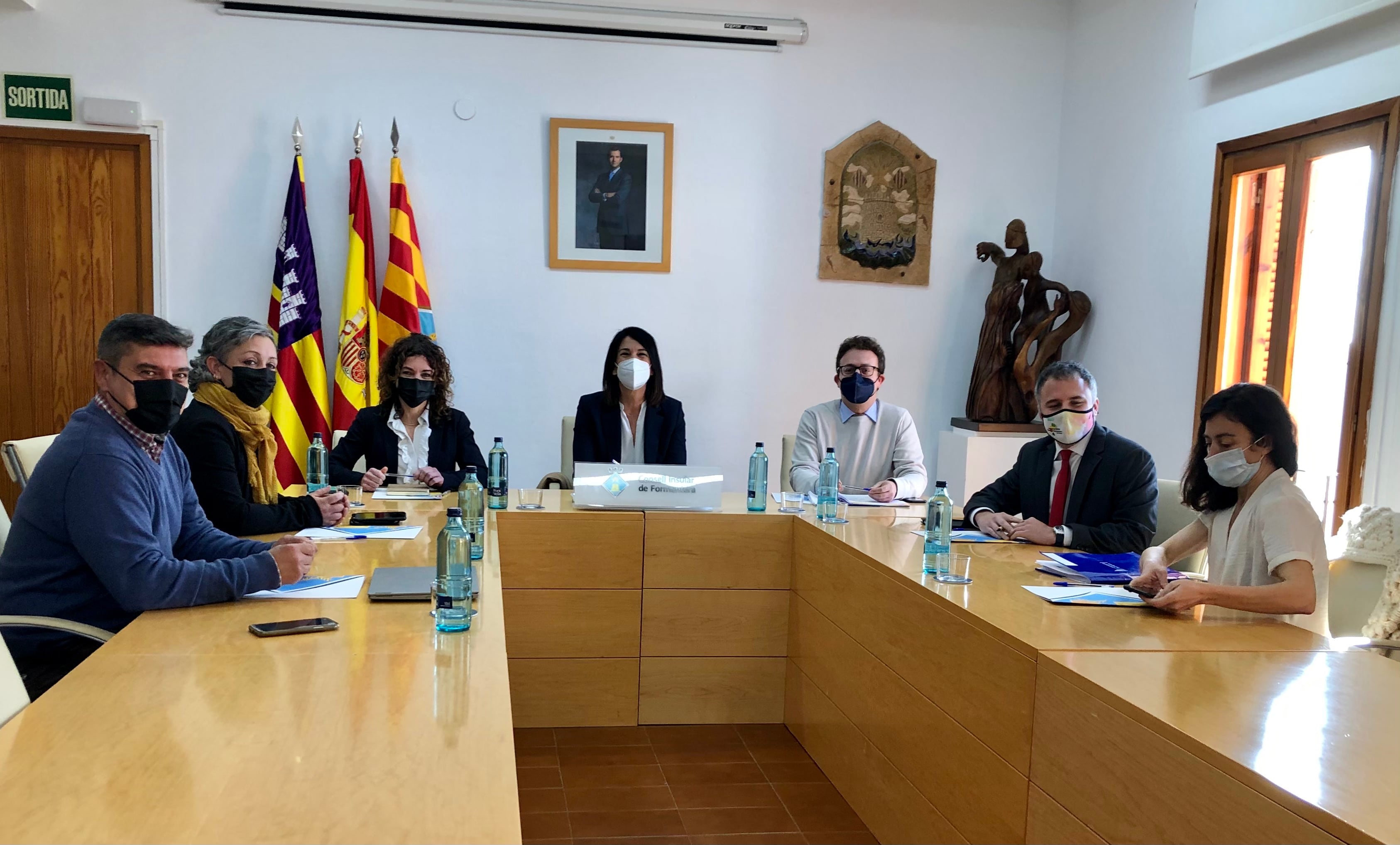 Un momento durante la reunión