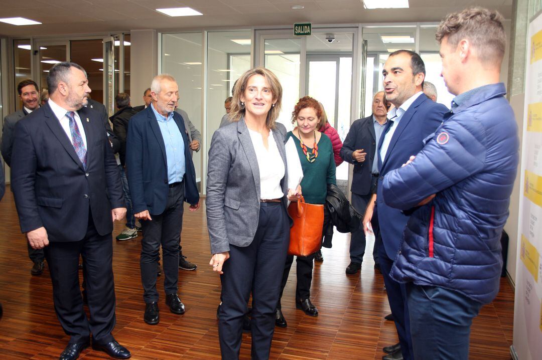 La ministra de Transición Ecológica en su visita a la Ciuden en el Bierzo