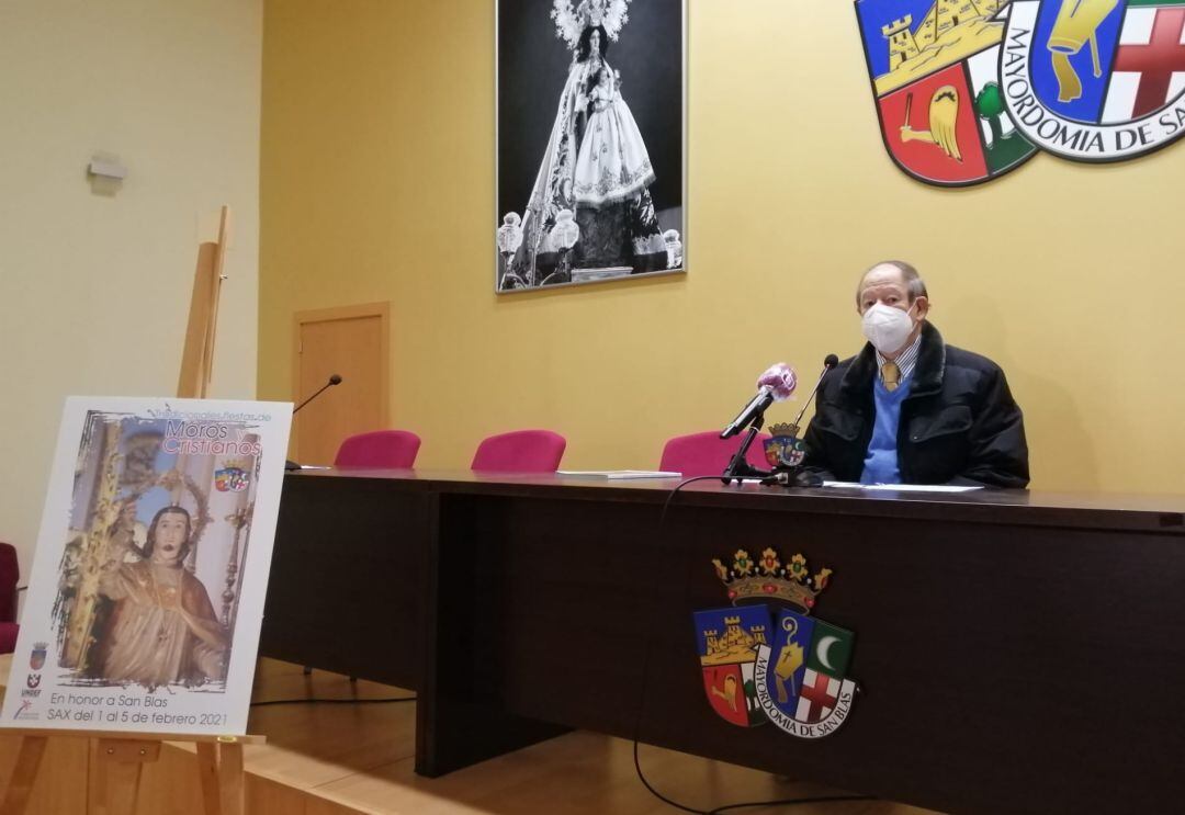 Presidente de la Mayordomía de San blas, josé Vicente Vaquer 