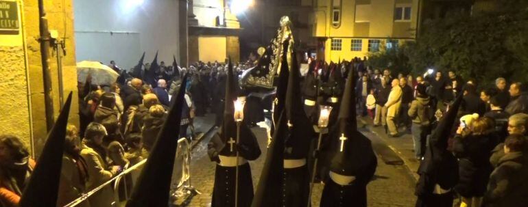 Procesión de Semana Santa en Ferrol. Foto de archivo 2016