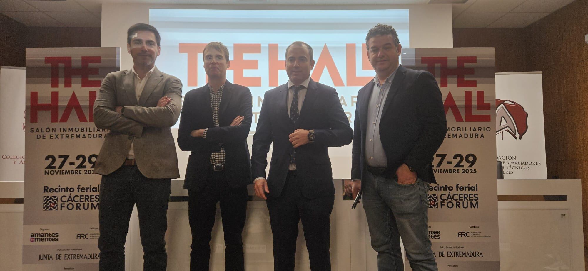 Presentación de &#039;The Hall&#039;, el primer salón inmobiliario de Extremadura, en Cáceres