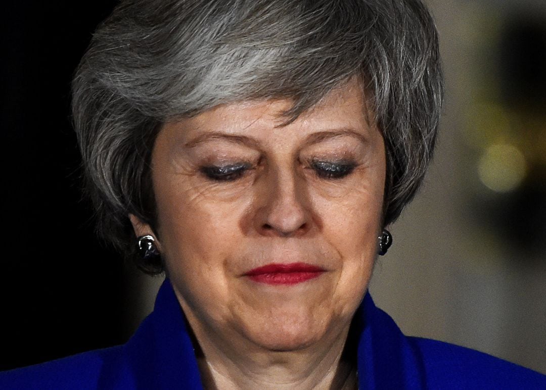 La primera ministra británica, Theresa May 