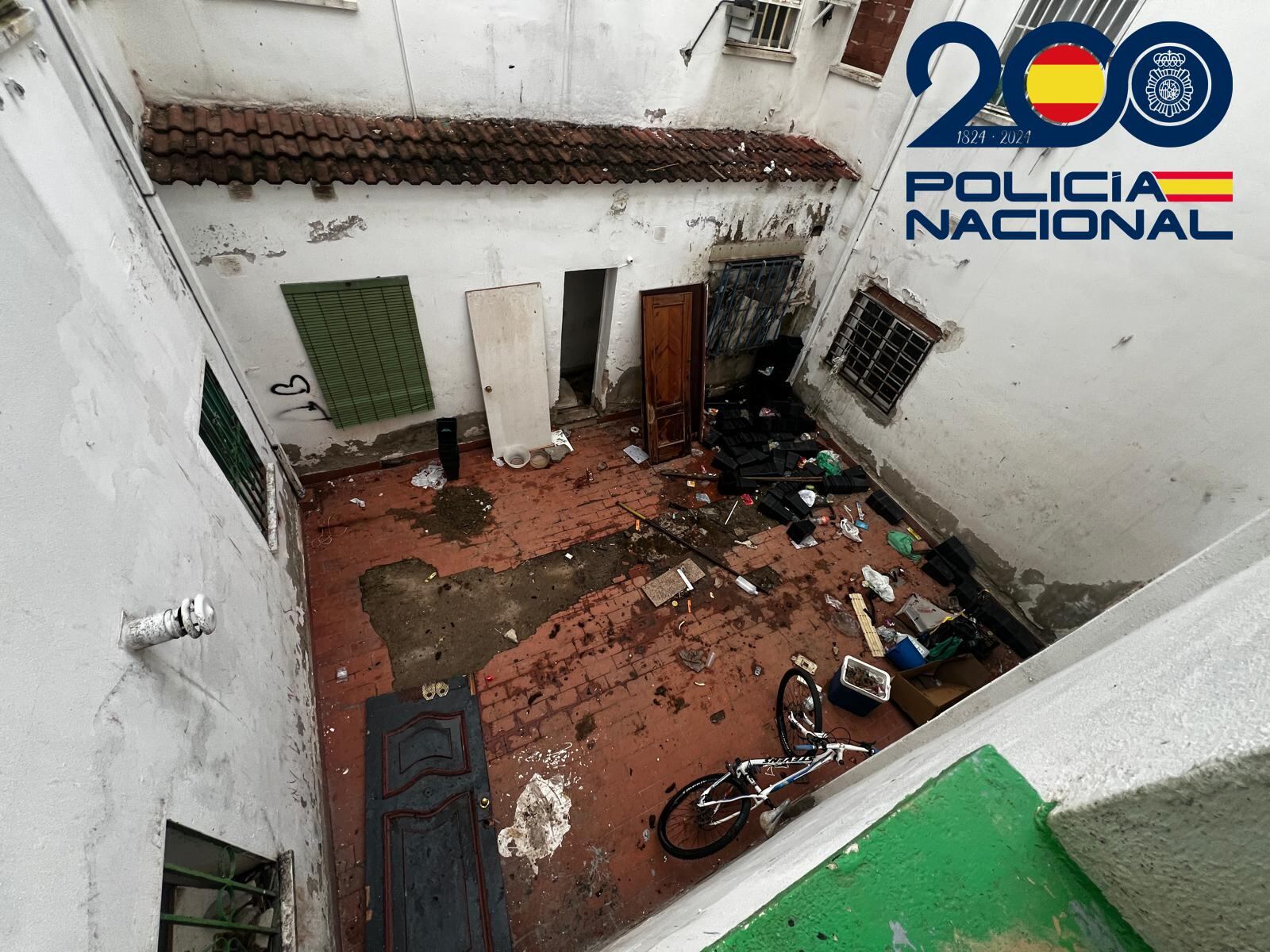 Una vivienda de Linares donde existía enganche ilegal al fluido eléctrico.