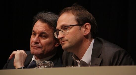 Artur Mas i Joan Herrera, en una imatge d'arxiu