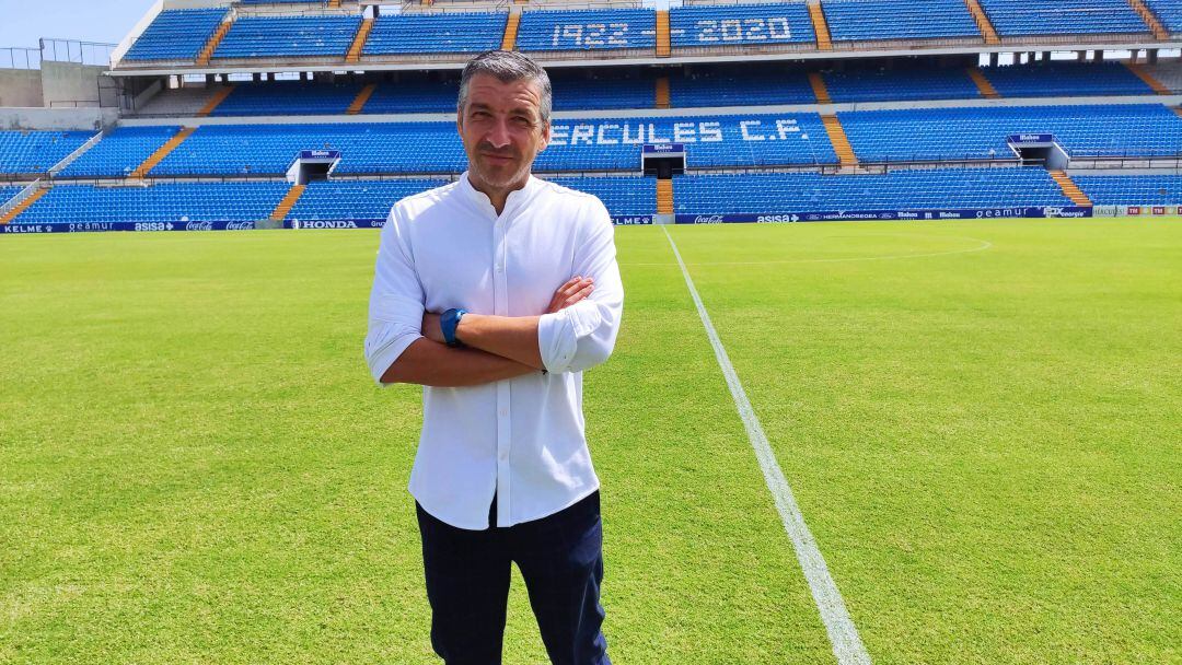 David Cubillo, entrenador del Hércules CF
