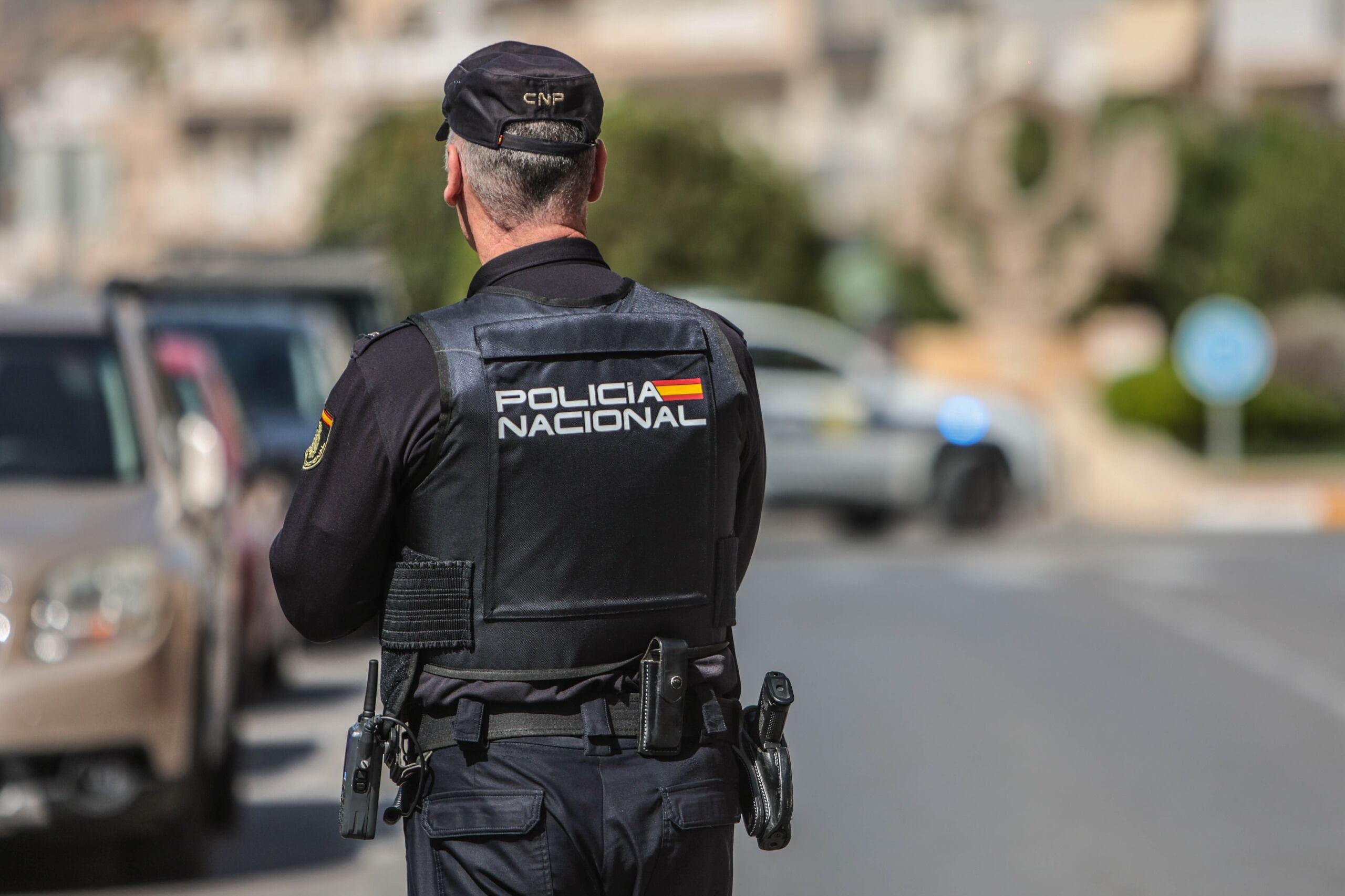 Imagen de archivo de un agente de la Policía Nacional.