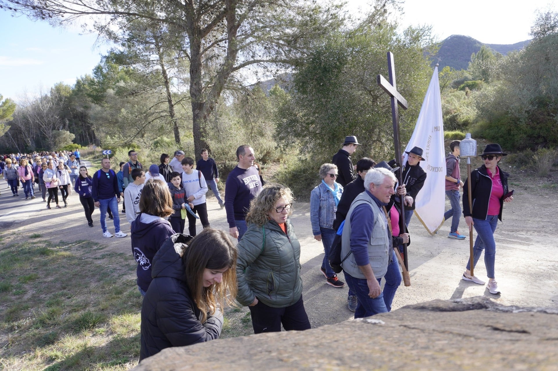 Imagen de archivo de la Romería a Sant Miquel por parte de los vecinos de la localidad