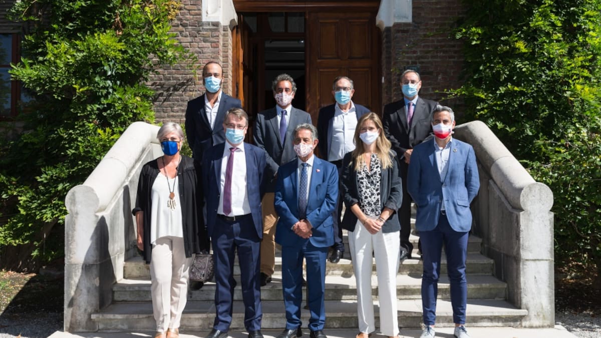 Declaraciones de la secretaria de Estado de Energía, Sara Aegesen, que visita la planta de Solvay en Torrelavega