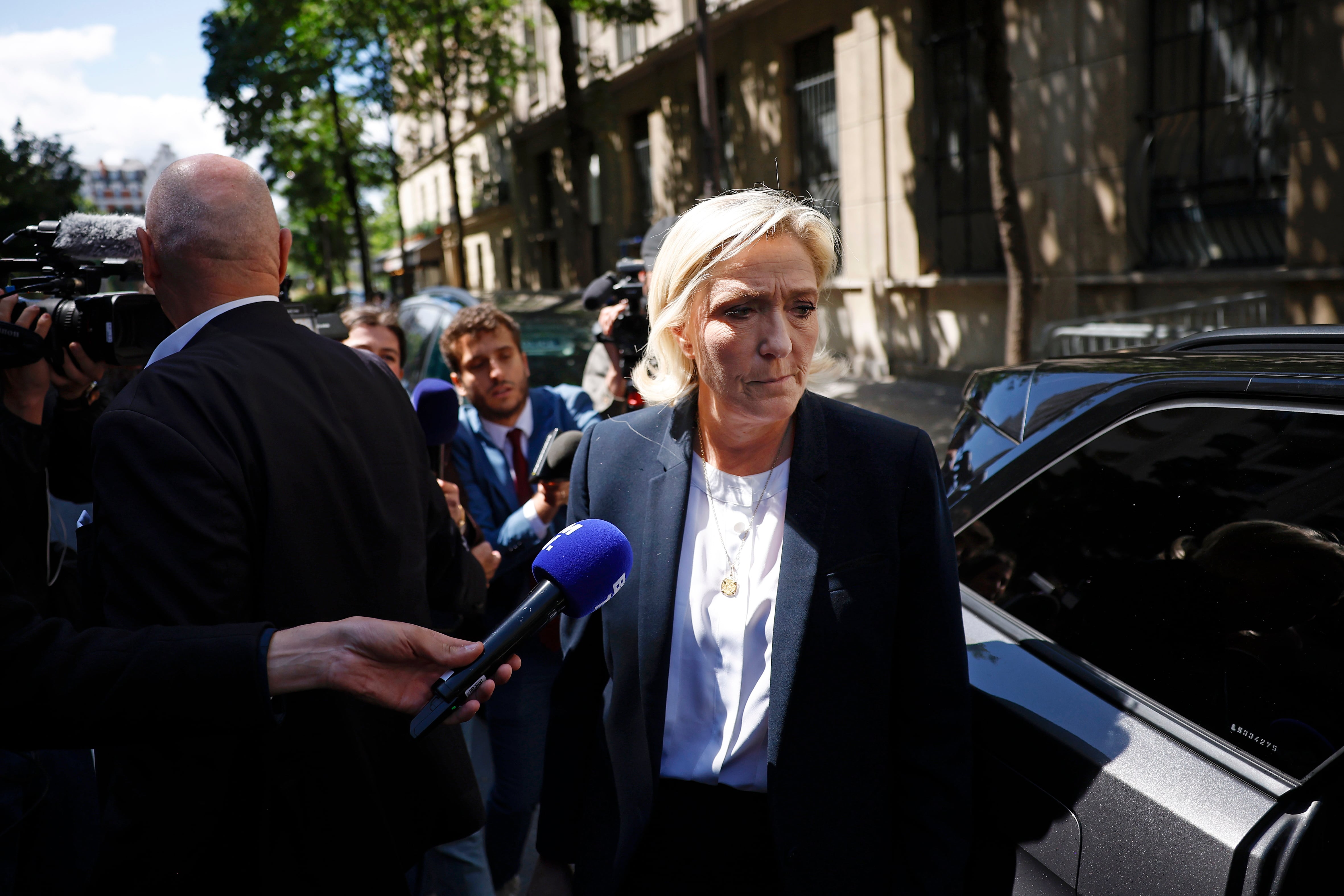 Imagen de la líder de Agrupación Nacional, Marine Le Pen