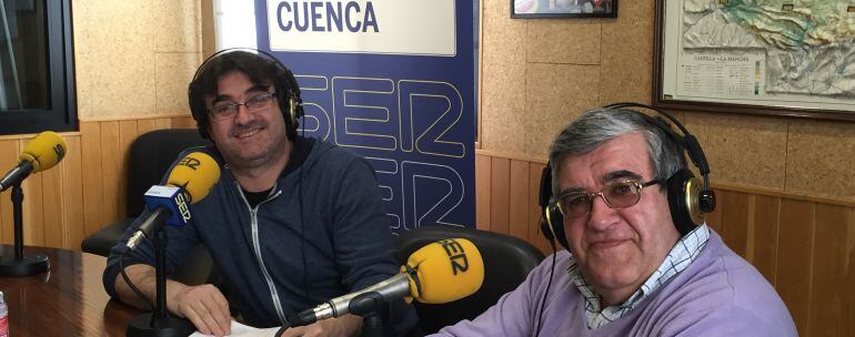 Paco Auñón y José Vicente Ávila en el programa 'Hoy por hoy Cuenca'.