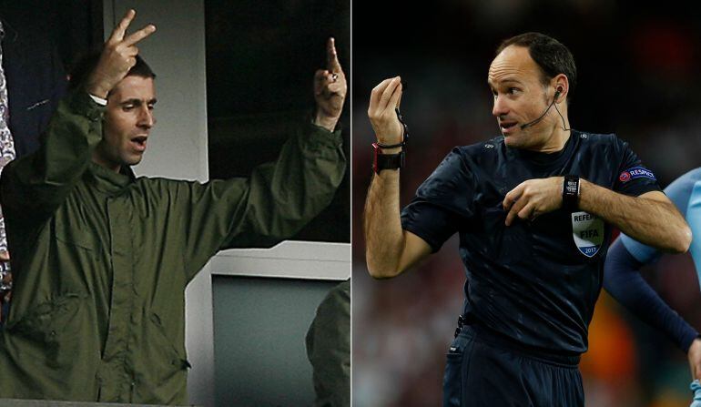 Liam Gallagher y Mateu Lahoz.