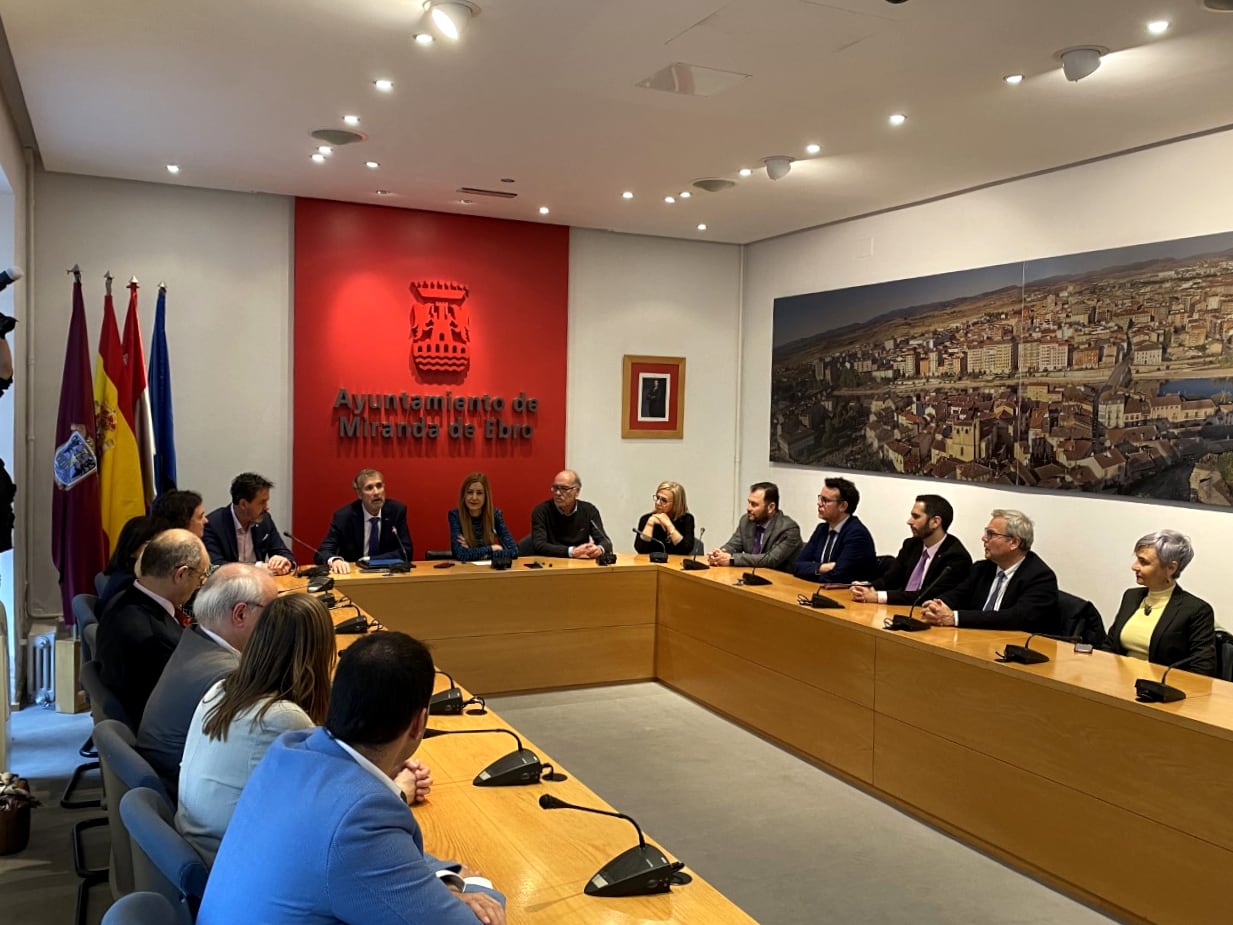 Presentación del nuevo campus en Miranda de Ebro de la Universidad de Burgos.