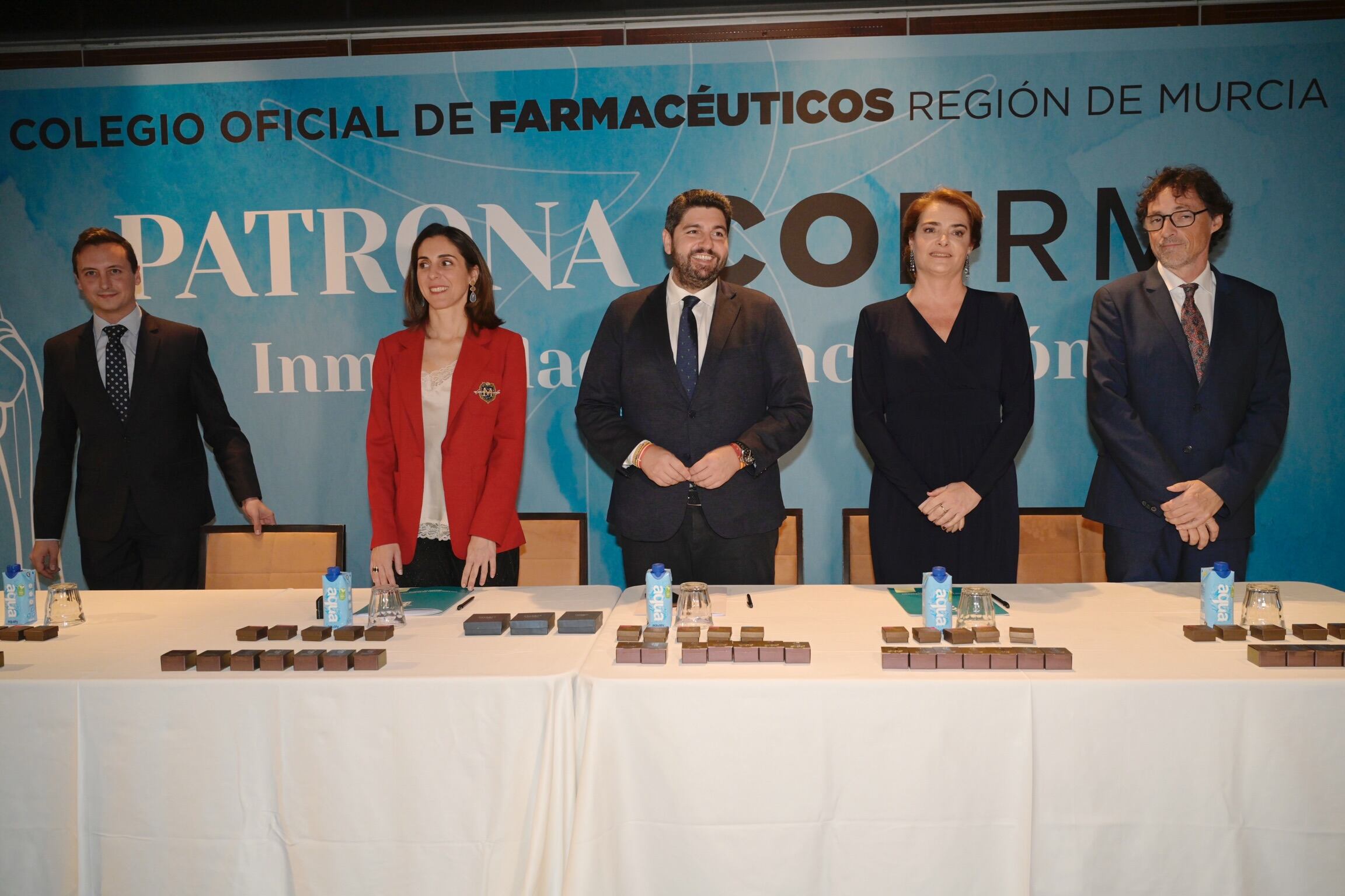 Acto institucional con motivo de la celebración del día de la patrona del Colegio Oficial de Farmacéuticos de la Región de Murcia