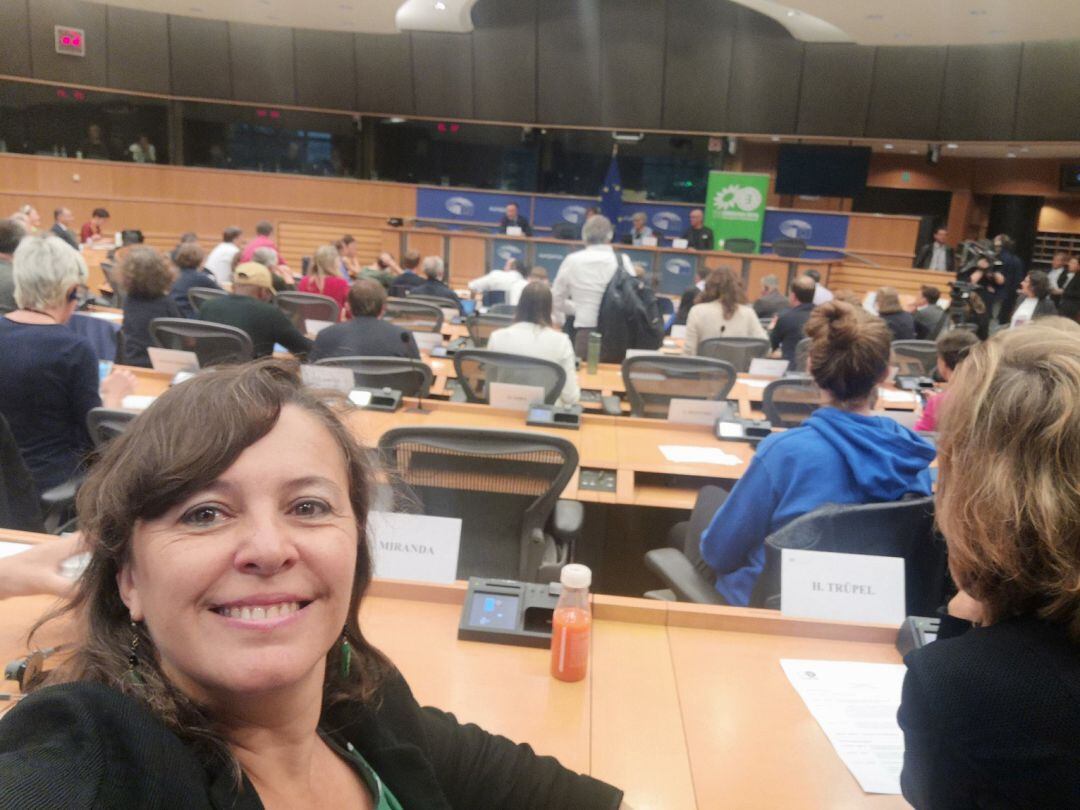 Ana Miranda en el Parlamento Europeo