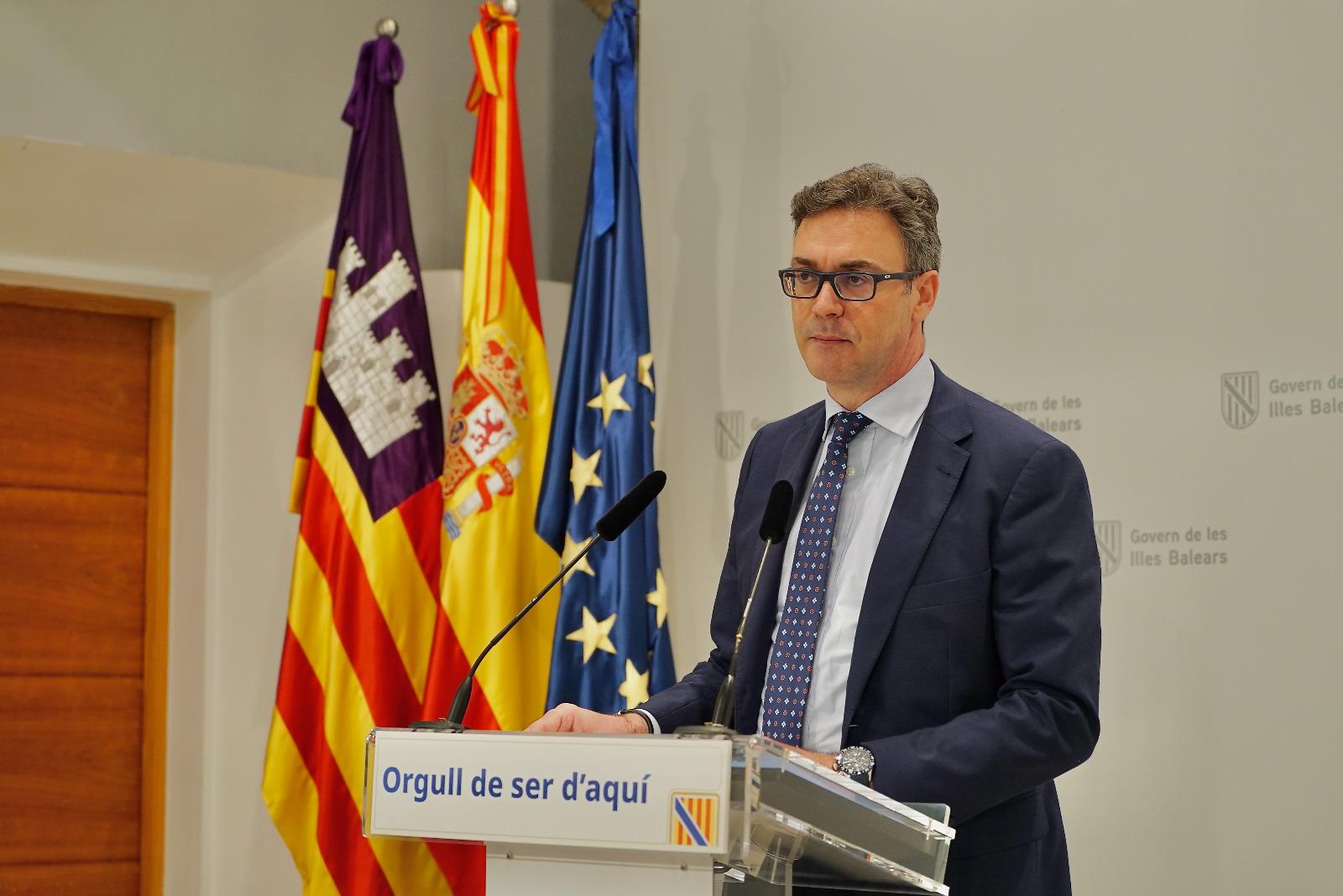 Toni Costa tras el Consell de Govern