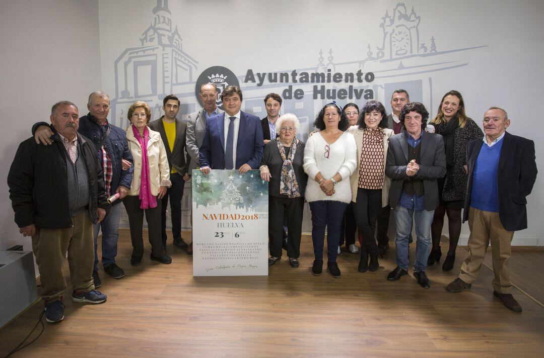 Presentación de las actividades navideñas en Huelva. 