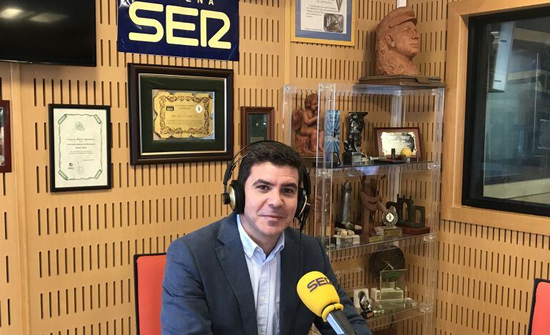 Sergio Romero durante la entrevista en Radio Cádiz