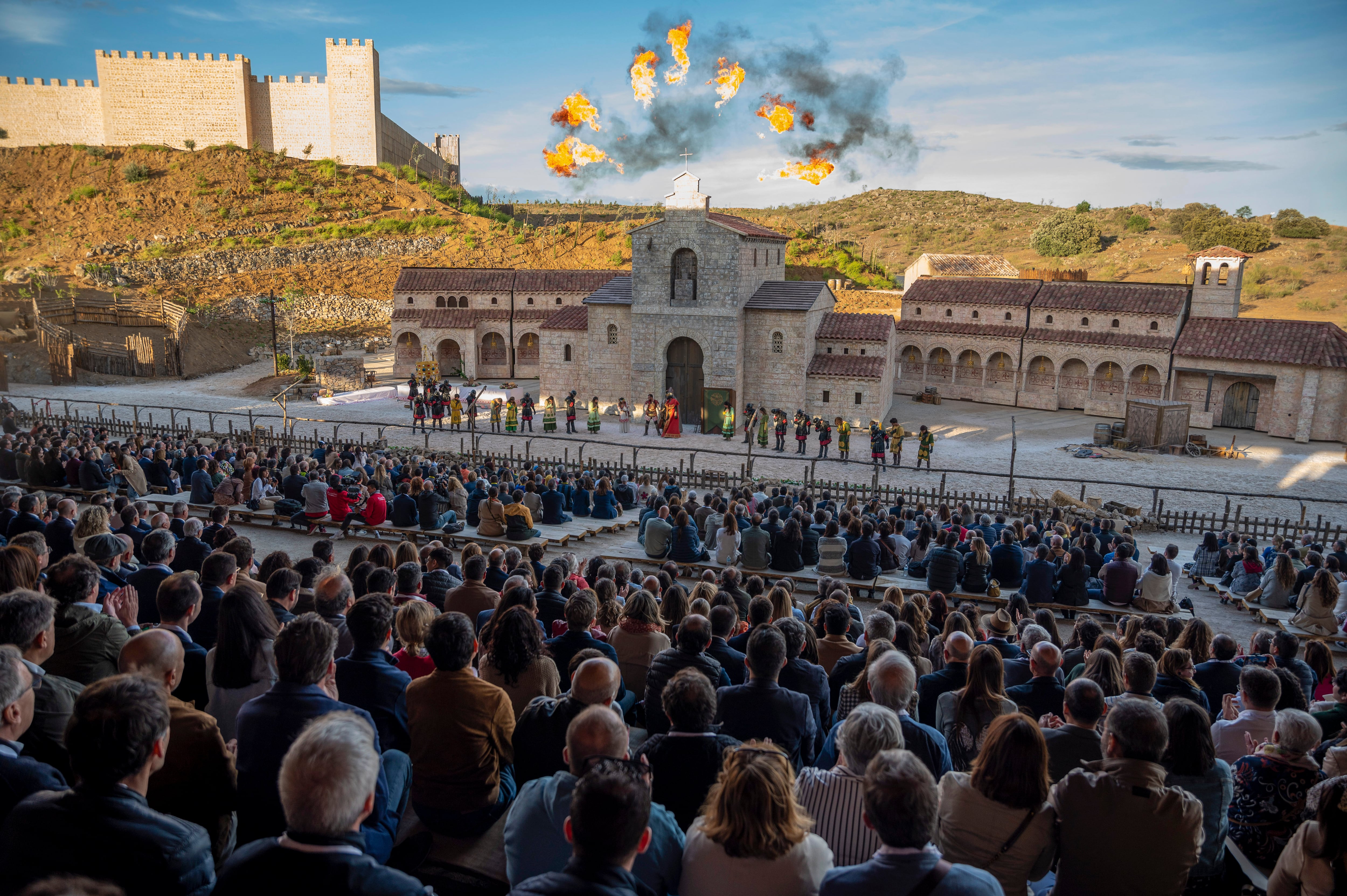 TOLEDO, 12/04/2023.- Presentación oficial de &quot;El Misterio de Sorbaces&quot;, el nuevo espectáculo del parque temático sobre la historia de España &quot;Puy du Fou&quot;, este miércoles en Toledo. EFE/Ismael Herrero
