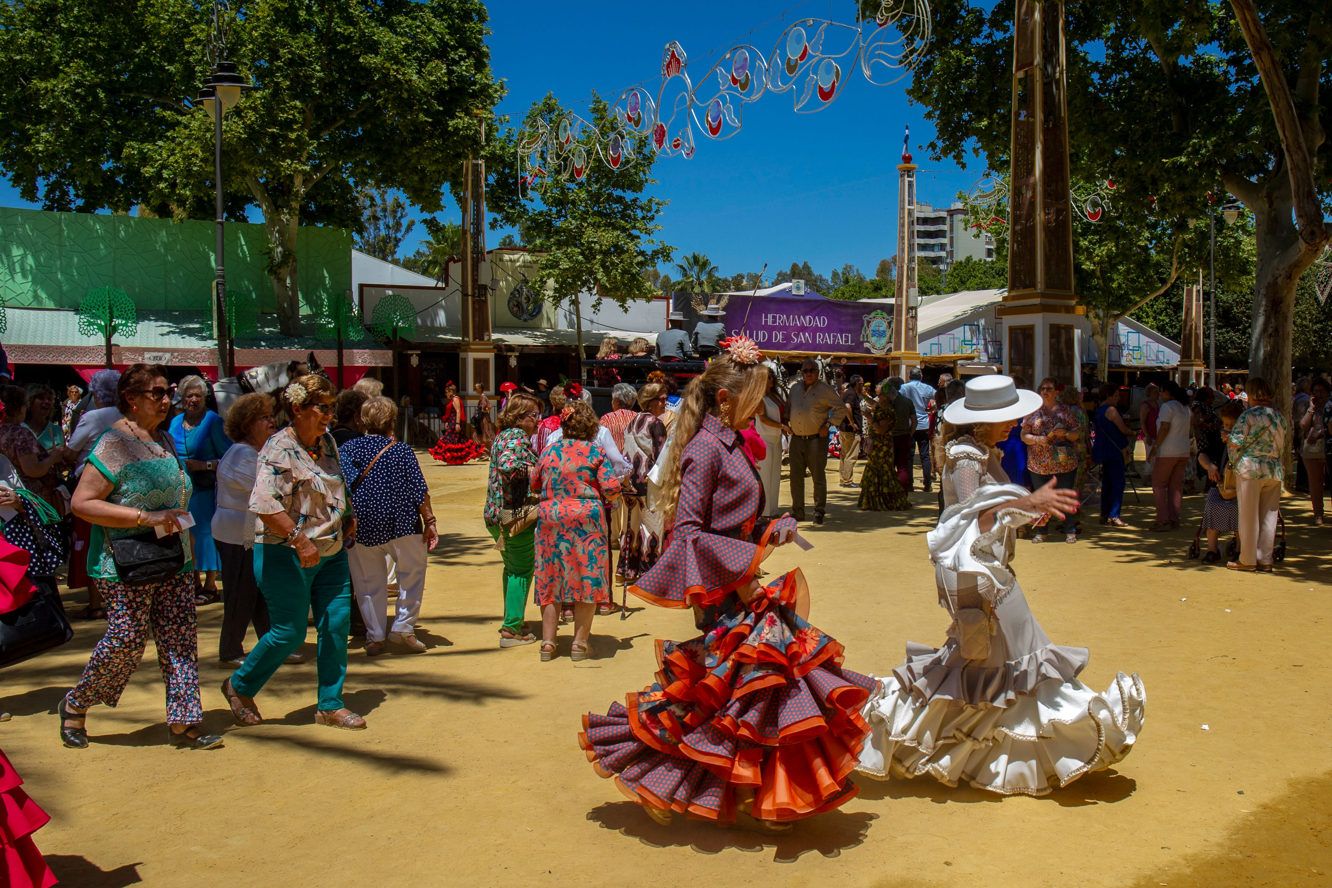 Aspecto de la Feria del Caballo de Jerez