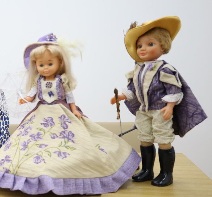 Muñecas Nancy que estarán en la exposición.