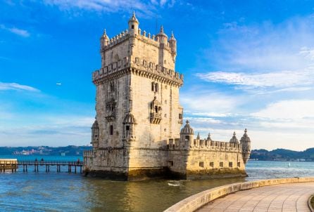 Torre de Belém en Lisboa, uno de los sitios imperdibles de la ciudad