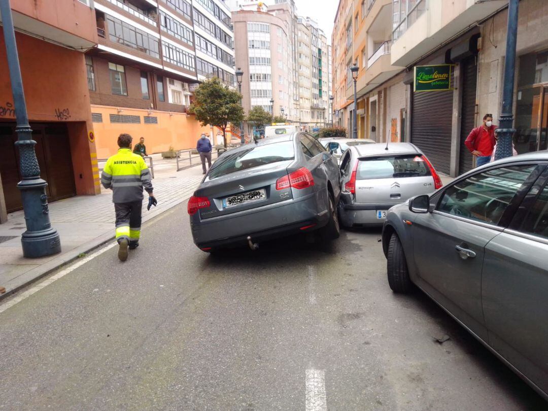 Accidente en Menéndez Pelayo