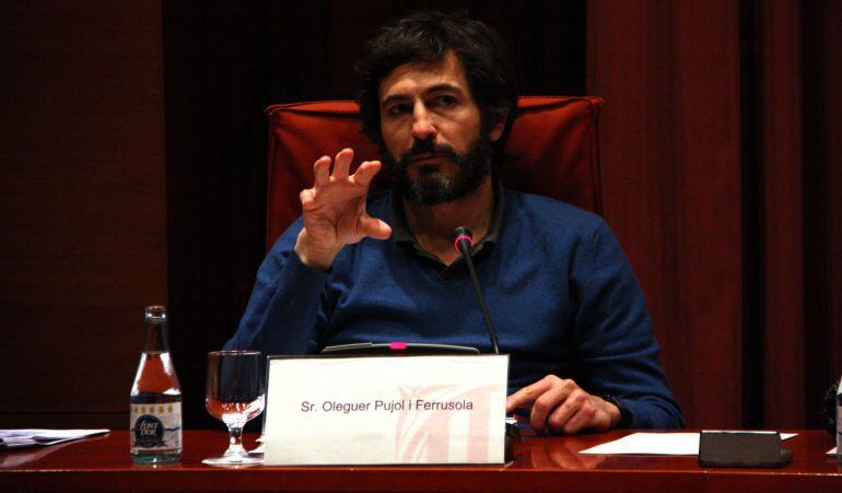 Oleguer Pujol, compareixent al Parlament de Catalunya