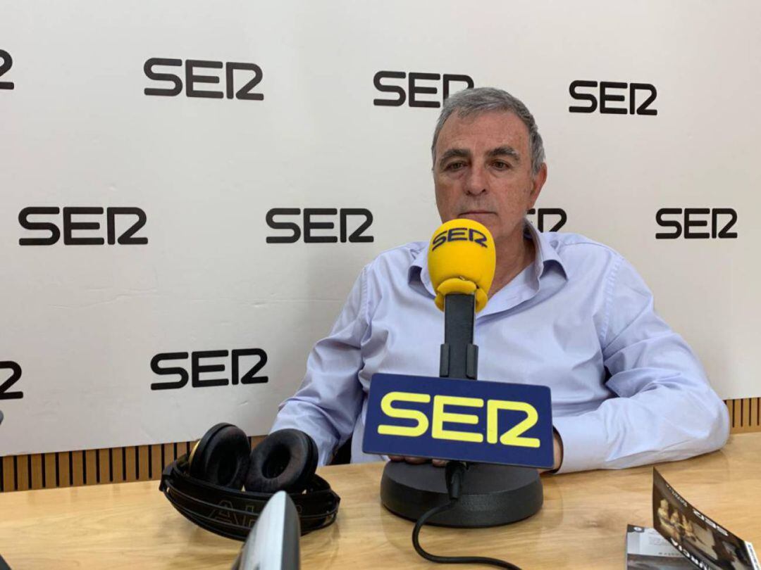 Archivo: Francisco Tornel en los estudios de Radio Murcia