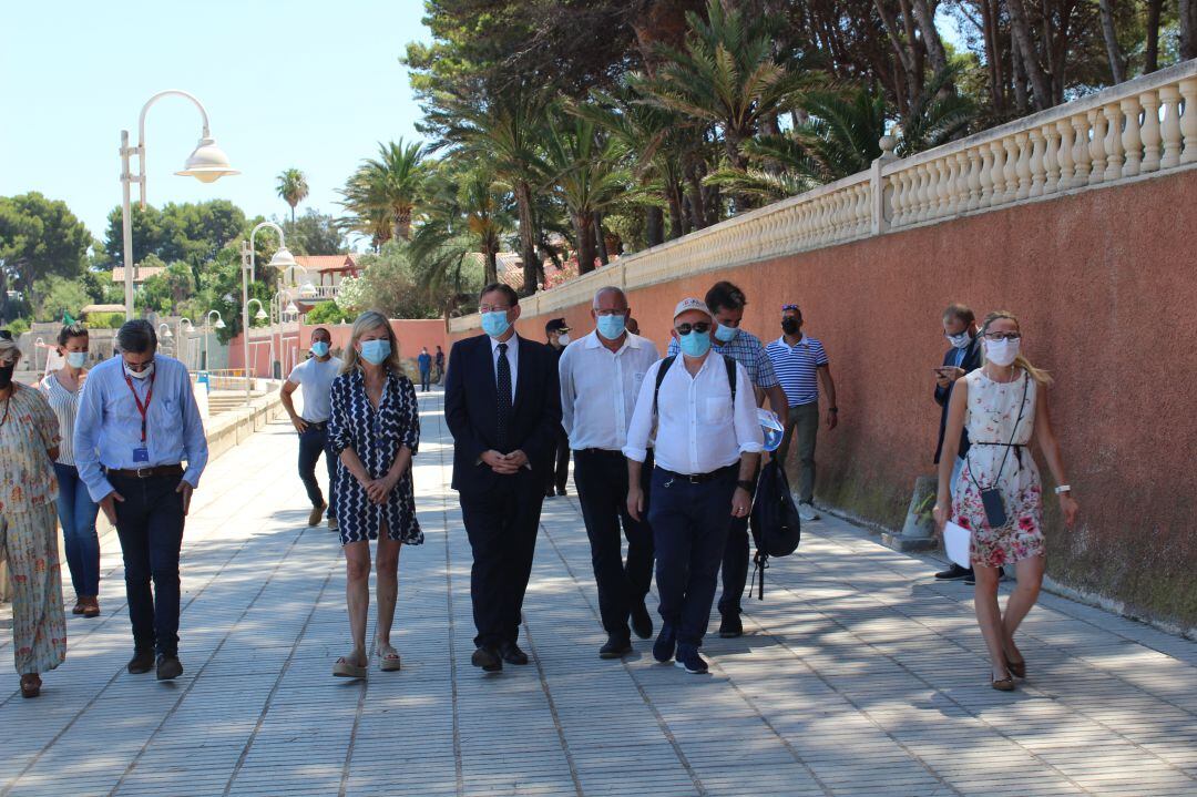 Visita de Ximo Puig a Dénia.