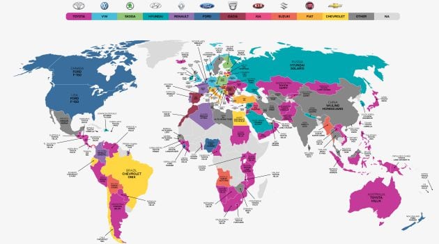 Los vehículos más vendidos de Europa. Pincha sobre la imagen para verla a tamaño completo.