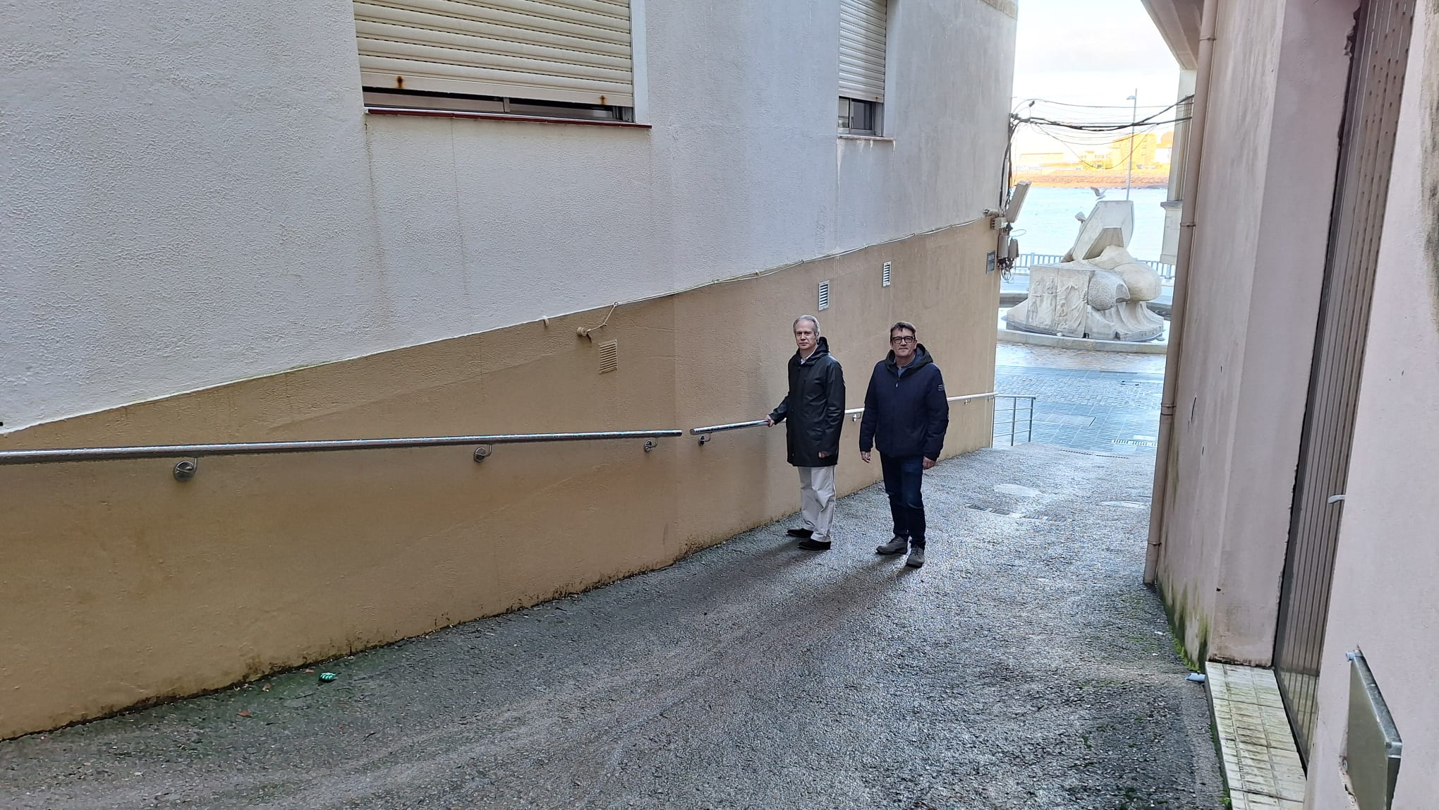 Barandilla en Inguieiros, A Guarda