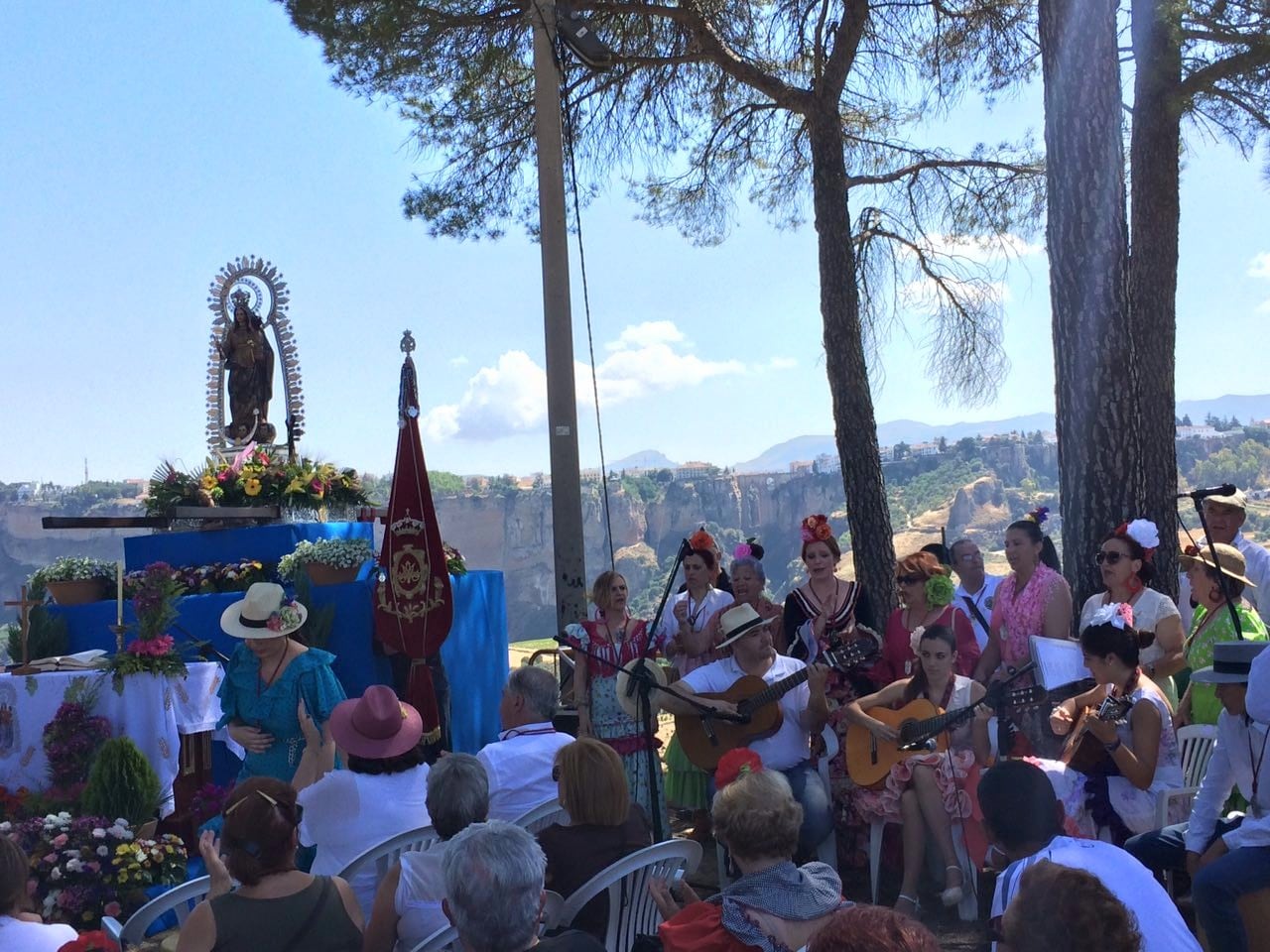 Romería de la Virgen de la Cabeza de Ronda en 2015