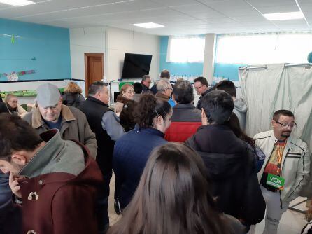 Imagen en un colegio electoral de la ciudad de Linares