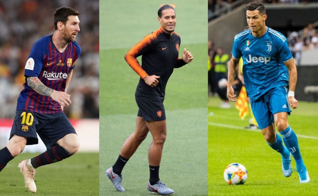 Messi, Cristiano y Van Dijk