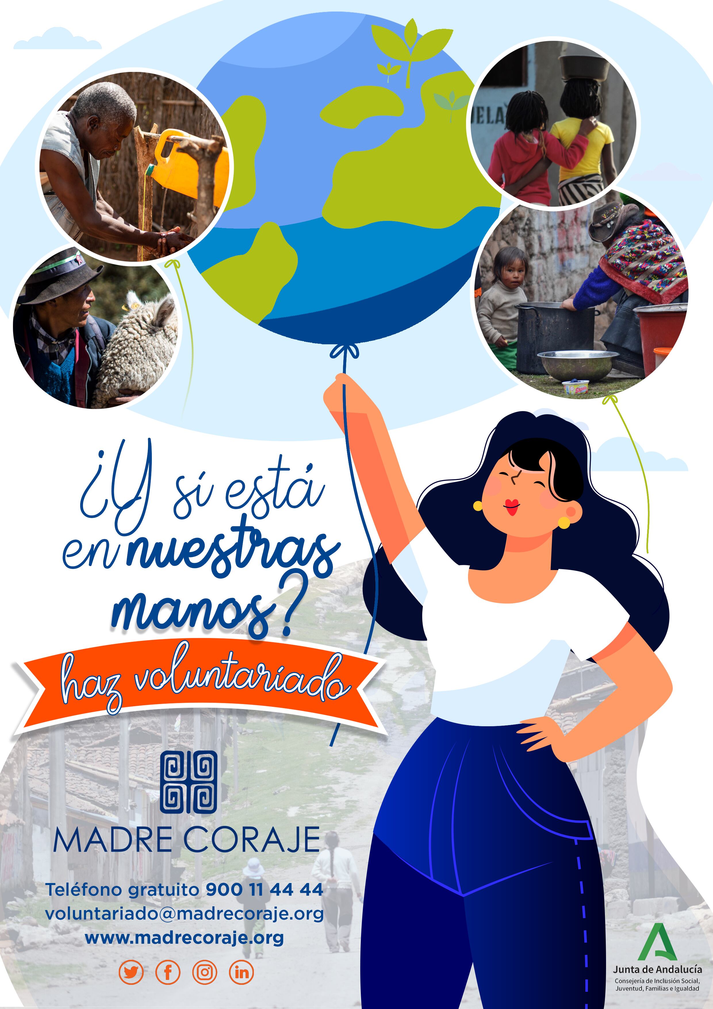 Cartel de la campaña de Madre Coraje / RJ