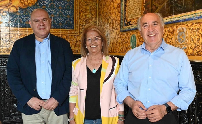 Ojeda junto a Cid y Landaluce