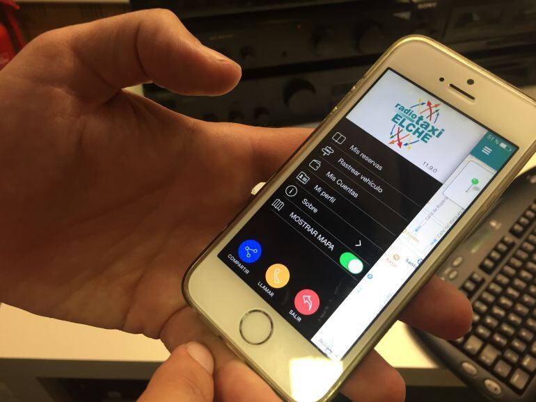 Aplicación móvil Radio Taxi Elche