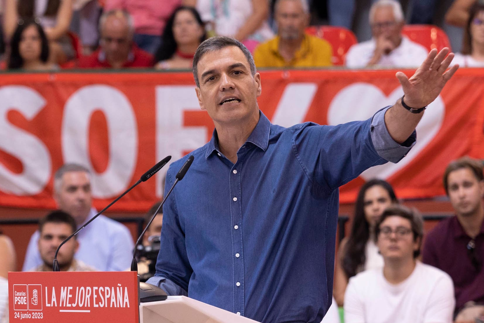 El secretario general del PSOE y presidente del Gobierno, Pedro Sánchez, en una imagen de archivo. EFE/Miguel Barreto