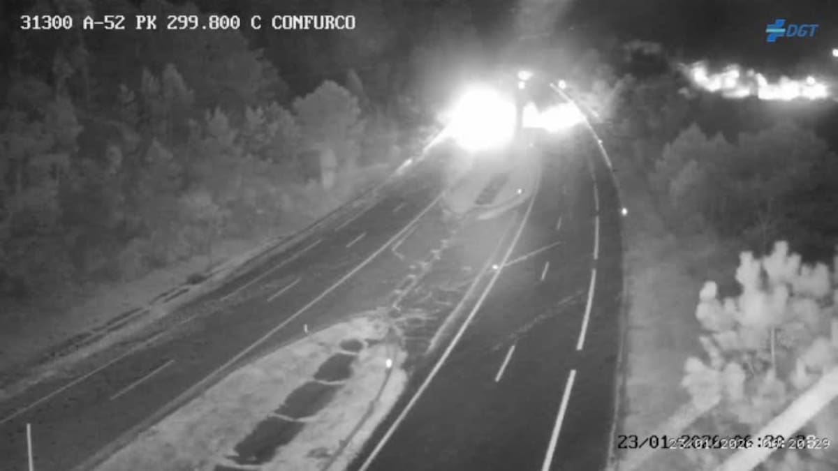 Nieva a sólo unos kilómetros de Vigo