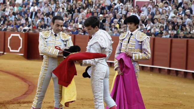José Garrido junto a Enrique Ponce