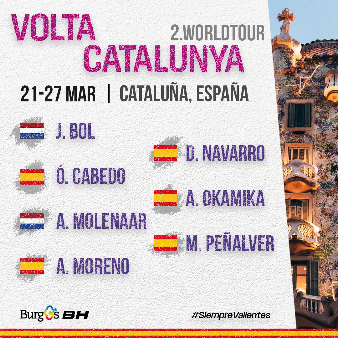 El Burgos BH en la Volta a Catalunya