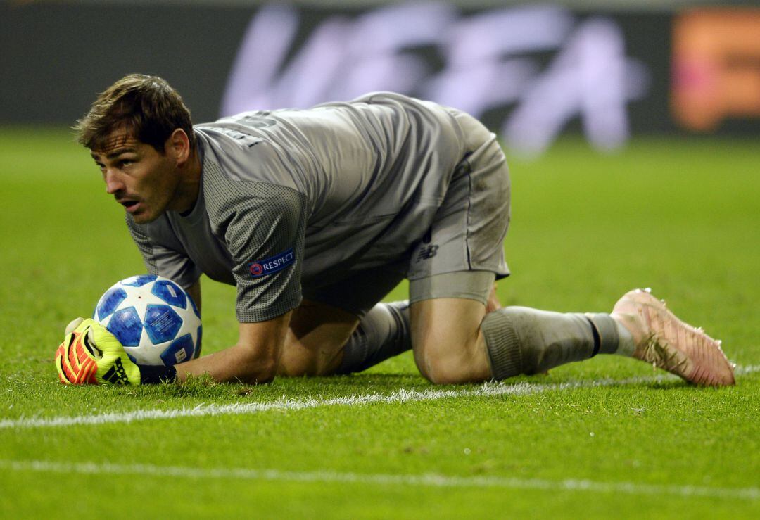 Iker Casillas, en un partido del Oporto.