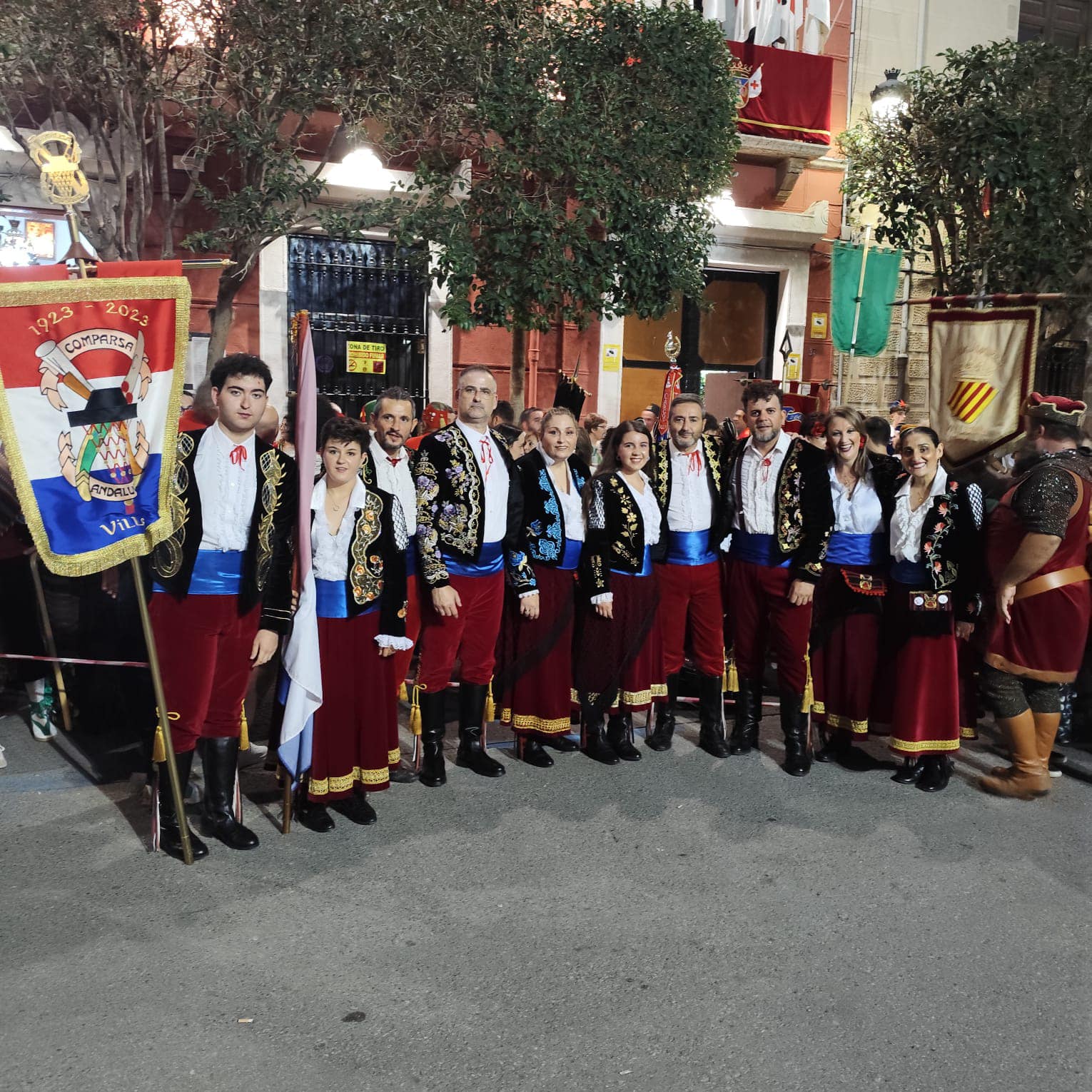 Andaluces en el desfile del pasado sábado